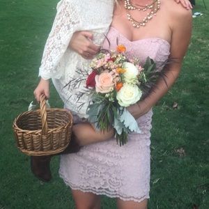 David’s bridal bridesmaid dress